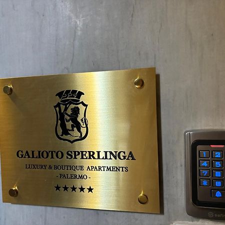 Galioto Sperlinga Luxury Boutique Apartments Palermo Exteriér fotografie